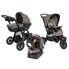 Passeggino Trio Chicco Trio Activ3 Top collezione 2023 Dark Beige