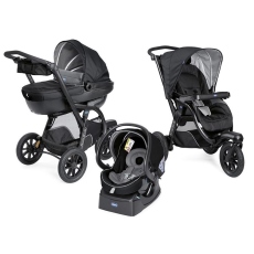 Passeggino Trio Chicco Trio Activ3 Top collezione 2023 Jet Black