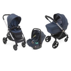 Passeggino Trio Chicco Trio Alysia collezione 2021 Denim