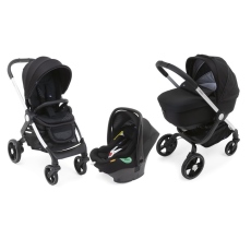 Passeggino Trio Chicco Trio Alysia collezione 2022 Pirate Black