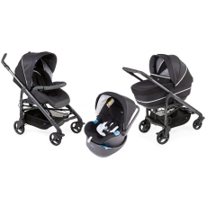 Passeggino Trio Chicco Trio Love Up collezione 2020 Pirate Black