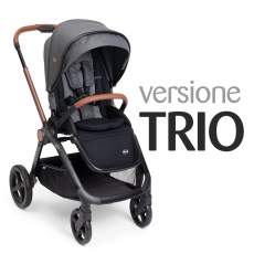 Passeggino Trio Chicco Trio Mysa collezione 2025 Black Satin