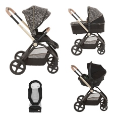 Passeggino Trio Chicco Trio Mysa con Kory Air Plus collezione 2024 Glam Dew Re Lux