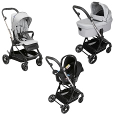 Passeggino Trio Chicco Trio One4Ever collezione 2023 Silver Leaf