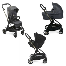 Passeggino Trio Chicco Trio One4Ever City Map Re_Lux collezione 2024 Black Re Lux