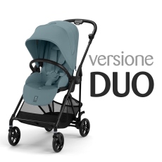 Passeggino Duo Cybex Duo Melio Carbon collezione 2025 Stormy Blue