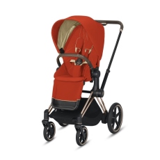 Passeggino Quattro Ruote Cybex e-Priam collezione 2021 Autumn Gold