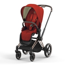 Passeggino Quattro Ruote Cybex e-Priam collezione 2023 Autumn Gold