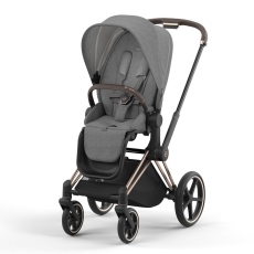 Passeggino Quattro Ruote Cybex e-Priam collezione 2023 Manhattan Grey Plus