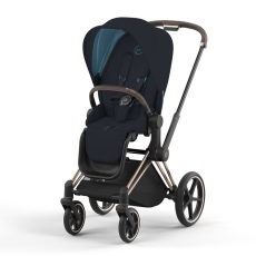 Passeggino Quattro Ruote Cybex e-Priam collezione 2023 Midnight Blue Plus