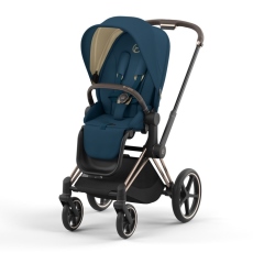 Passeggino Quattro Ruote Cybex e-Priam collezione 2023 Mountain Blue