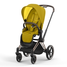 Passeggino Quattro Ruote Cybex e-Priam collezione 2023 Mustard Yellow