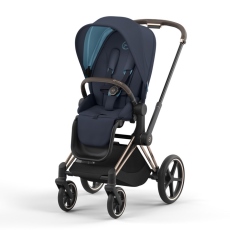 Passeggino Quattro Ruote Cybex e-Priam collezione 2023 Nautical Blue