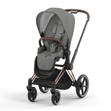 Passeggino Quattro Ruote Cybex e-Priam collezione 2023 Soho Grey