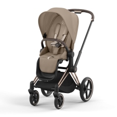 Passeggino Quattro Ruote Cybex e-Priam collezione 2025 Cozy Beige