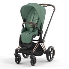 Passeggino Quattro Ruote Cybex e-Priam collezione 2025 Leaf Green