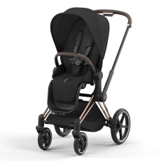 Passeggino Quattro Ruote Cybex e-Priam collezione 2025 Sepia Black