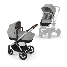 Passeggino Duo Cybex Eos Lux collezione 2025 Stone Grey