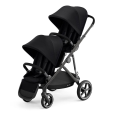 Passeggino Gemellare Cybex Gazelle S Duo collezione 2022 Deep Black