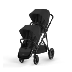 Passeggino Gemellare Cybex Gazelle S Duo collezione 2023 Moon Black