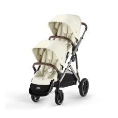 Passeggino Gemellare Cybex Gazelle S Duo collezione 2023 Seashell Beige