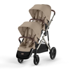 Passeggino Gemellare Cybex Gazelle S Duo collezione 2025 Almond Beige