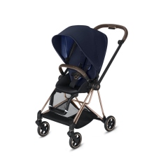 Passeggino Quattro Ruote Cybex Mios Lux Seat con Telaio Rosegold collezione 2019 Indigo Blue