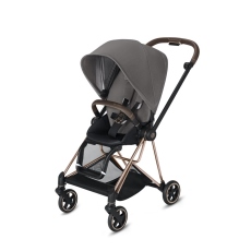 Passeggino Quattro Ruote Cybex Mios Lux Seat con Telaio Rosegold collezione 2019 Manhattan Grey