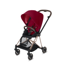 Passeggino Quattro Ruote Cybex Mios Lux Seat con Telaio Rosegold collezione 2019 True Red