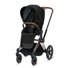 Passeggino Quattro Ruote Cybex Priam collezione 2021 Deep Black