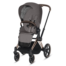 Passeggino Quattro Ruote Cybex Priam collezione 2021 Manhattan Grey Plus