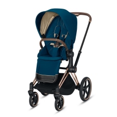 Passeggino Quattro Ruote Cybex Priam collezione 2021 Mountain Blue