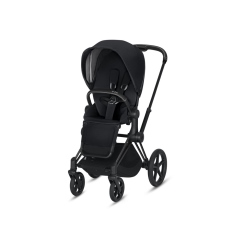 Passeggino Quattro Ruote Cybex Priam Lux Seat con Telaio Matt Black collezione 2019 Premium Black
