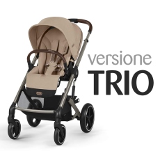 Passeggino Trio Cybex Trio Balios S Lux collezione 2025 Almond Beige