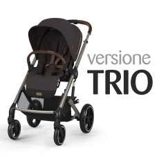 Passeggino Trio Cybex Trio Balios S Lux collezione 2025 Chocolate Brown