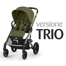 Passeggino Trio Cybex Trio Balios S Lux collezione 2025 Moss Green