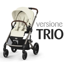 Passeggino Trio Cybex Trio Balios S Lux collezione 2025 Seashell Beige
