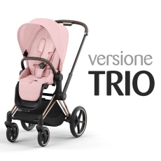 Passeggino Trio Cybex Trio e-Priam collezione 2025 Peach Pink