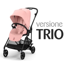 Passeggino Trio Cybex Trio Melio Carbon collezione 2025 Candy Pink