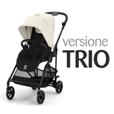 Passeggino Trio Cybex Trio Melio Carbon collezione 2025 Canvas White