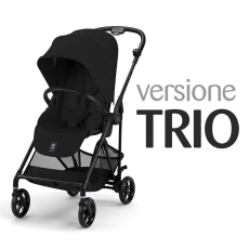 Passeggino Trio Cybex Trio Melio Carbon collezione 2025 Magic Black