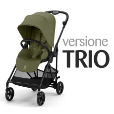 Passeggino Trio Cybex Trio Melio Carbon collezione 2025 Moss Green