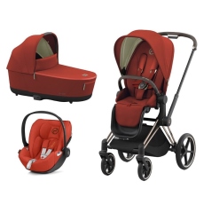 Passeggino Trio Cybex Trio Priam collezione 2022 Autumn Gold