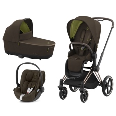 Passeggino Trio Cybex Trio Priam collezione 2022 Khaki Green