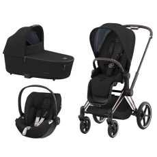 Passeggino Trio Cybex Trio Priam collezione 2023 Deep Black