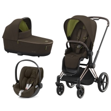 Passeggino Trio Cybex Trio Priam collezione 2023 Khaki Green