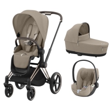Passeggino Trio Cybex Trio Priam collezione 2025 Cozy Beige