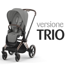 Passeggino Trio Cybex Trio Priam collezione 2025 Mirage Grey