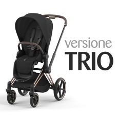 Passeggino Trio Cybex Trio Priam collezione 2025 Sepia Black