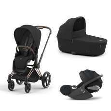 Passeggino Trio Cybex Trio Priam collezione 2025 Sepia Black